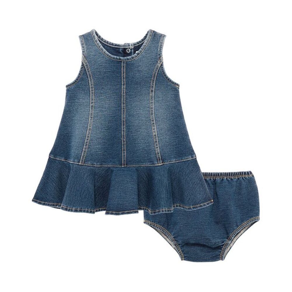 Habitual Ruffle Hem Skater Dress